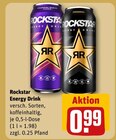 Energy Drink von Rockstar im aktuellen REWE Prospekt