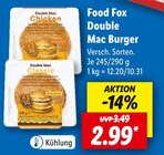 Double Mac Burger von Food Fox im aktuellen Lidl Prospekt