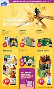 Becks im Trink und Spare Prospekt "Aktuelle Angebote" mit 11 Seiten (Leverkusen)