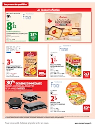 Prix et réduction Appareil Raclette dans le prospectus Auchan Hypermarché en cours Offre Appareil Raclette dans le catalogue Auchan Hypermarché du moment à la page 30