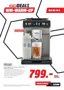Kaffee im MediaMarkt Saturn Prospekt "LET'S GO! DEALS WM-WARM-UP" mit 32 Seiten (Magdeburg)