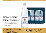 Mineralwasser Angebote von Gerolsteiner bei Metro Neuss für 6,30 €