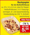 Zimmermann Lohheide - Backpapier für die Heißluftfritteuse Angebot im Prospekt Backpapier für die Heißluftfritteuse bei Zimmermann im Lohheide Prospekt für 5,00 €