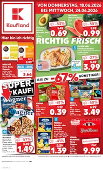 Kaufland Prospekt der KW 26 "Hier bin ich richtig" Aktueller Kaufland Prospekt "Hier bin ich richtig" Seite 1 von 56 Seiten
