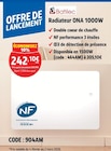 Radiateur ONA 1000W - Screwfix à Goussainville Radiateur ONA 1000W en promo chez Screwfix Goussainville à 242,10 €