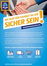 ALDI SÜD Prospekt für Köln mit 1 Seiten ALDI SÜD Prospekt für Köln: "Gemeinsam geht alles!", 1 Seiten, 14.11.2020 - 29.11.2020