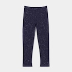 Legging doublé chaud bleu marine fille en promo chez La Halle Legging doublé chaud bleu marine fille dans le catalogue La Halle