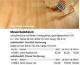 Massivholzdielen bei Holz Possling im Schönefeld Prospekt für 87,00 €