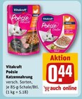 Poésie Katzennahrung Angebote von Vitakraft bei REWE Bergheim für 0,44 €