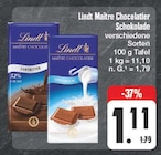 Maître Chocolatier Schokolade Angebote von Lindt bei EDEKA Weiden für 1,11 €