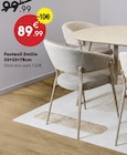 Fauteuil Emilia - Maxi Bazar à Aulnay-sous-Bois Fauteuil Emilia en promo chez Maxi Bazar Aulnay-sous-Bois à 89,99 €