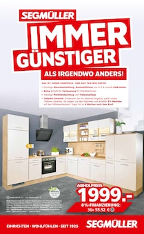 Segmüller Gersthofen Prospekt "SEGMÜLLER Immer günstiger" mit 20 Seiten