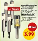Edelstahl-Solarstecker von  im aktuellen Penny Prospekt für 3,99 €