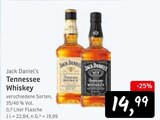 Aktuelles Tennessee Whiskey Angebot bei Konsum in Dresden ab 14,99 €