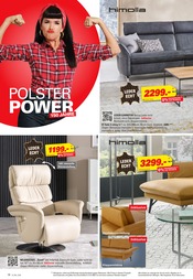 Aktueller Höffner Prospekt mit Relaxsessel, "POLSTERPOWER", Seite 14