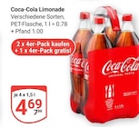 GLOBUS Mühldorf - Coca-Cola Limonade Angebot im Prospekt Coca-Cola Limonade bei GLOBUS im Mühldorf Prospekt für 4,69 €
