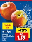 Lidl Wiershop - Rote Äpfel Angebot im Prospekt Rote Äpfel bei Lidl im Wiershop Prospekt für 1,59 €