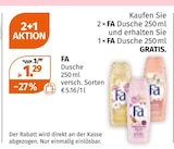 Dusche im Angebot bei Müller in Hürth Dusche Angebote von FA bei Müller Hürth für 1,29 €