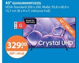 Aktuelle Fernseher Angebote bei V-Markt in Augsburg Aktuelles GU43U8099FUXZG Angebot bei V-Markt in Augsburg ab 329,00 €
