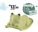 Bascule Chat vert - Smoby en promo chez JouéClub Bascule Chat vert - Smoby dans le catalogue JouéClub