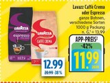 Caffè Crema Angebote von Lavazza bei diska Erlangen für 11,99 €