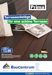 i&M BauCentrum Prospekt für Merseburg: "Terrassenbeläge für eine schöne Terrasse.", 2 Seiten, 13.04.2024 - 31.05.2024