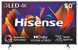 Téléviseur 50" QLED 4K - HISENSE en promo chez Super U Chelles à 299,00 €