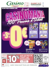Prospectus Géant Casino à Rosny-sous-Bois, "le mois CASINOMANIA 100% Pouvoir d'Achat", 50 pages de promos valables du 20/03/2023 au 02/04/2023