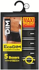 LOT DE 5 BOXERS ECODIM HOMME - DIM en promo chez Intermarché Limoges à 19,90 €