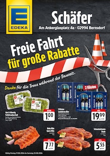 Aktueller EDEKA Prospekt (Schönteichen) EDEKA Prospekt mit 2 Seiten (Schönteichen)