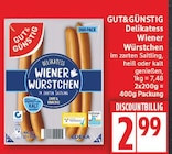Delikatess Wiener Würstchen von Gut&Günstig im aktuellen EDEKA Prospekt