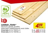 Leimholz „Fichte“ im Angebot bei toom Baumarkt in Goslar Leimholz „Fichte“ Angebote von b1 bei toom Baumarkt Goslar für 4,99 €