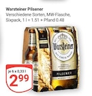 Aktuelles Pilsener Angebot bei GLOBUS in Duisburg ab 2,99 €