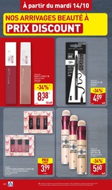 Maquillage Angebote im Prospekt "NOS ARRIVAGES BEAUTÉ JUSQU'À -80% SUR LE 2ÈME" von Aldi auf Seite 20