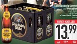 König Ludwig Dunkel oder Weissbier Angebote von König Ludwig bei E center Augsburg für 13,99 €