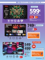Promos TCL dans le catalogue "SPECIAL HIGH-TECH" de E.Leclerc à la page 5 Promos TCL dans le catalogue "SPECIAL HIGH-TECH" de E.Leclerc à la page 5