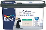 Peinture(d) Crème de Couleur Cuisine et Bain satin lin clair - Dulux Valentine en promo chez Castorama Taverny à 46,90 €