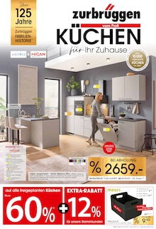 Küche im Zurbrüggen Prospekt "Küchen für Ihr Zuhause" mit 20 Seiten (Bochum)