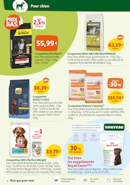Prix et réduction Croquettes chien adulte dans le prospectus Maxi Zoo en cours Offre Croquettes chien adulte dans le catalogue Maxi Zoo du moment à la page 6