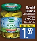 Specht im EDEKA Prospekt Gurken von Specht im aktuellen EDEKA Prospekt für 1,69 €