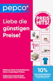 PEPCO Prospekt für Konstanz: "Liebe die günstigen Preise!", 8 Seiten, 25.04.2024 - 08.05.2024
