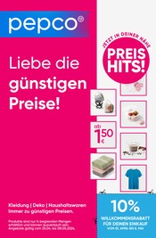 Aktueller PEPCO Mode Prospekt in Kressbronn und Umgebung, "Liebe die günstigen Preise!" mit 8 Seiten, 25.04.2024 - 08.05.2024
