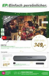 Electronic Partner (EP) Prospekt für Stollberg mit 4 Seiten Electronic Partner (EP) Prospekt für Stollberg: EP: Einfach persönlicher., 4 Seiten, 25.11.2022 - 04.12.2022