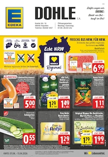 EDEKA Prospekt der Woche "Aktuelle Angebote" Seite 1, 07.04.2026 bis 11.04.2026 für Hopsten Aktueller EDEKA Prospekt "Aktuelle Angebote" Seite 1 von 24 Seiten für Hopsten