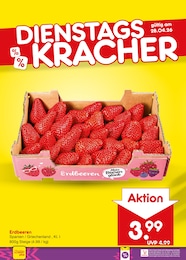Netto Marken-Discount Erdbeeren im Prospekt 
