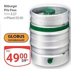 Aktuelle Bitburger Angebote bei GLOBUS in Bad Kreuznach Aktuelles Pils Fass Angebot bei GLOBUS in Bad Kreuznach ab 49,00 €