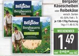 Käsescheiben von Bergader im aktuellen EDEKA Prospekt für 1,49 €