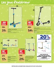 Trottinette en promo dans le catalogue Carrefour à la page 118