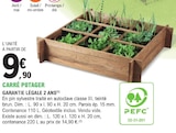 Carré potager dans le catalogue E.Leclerc