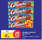 Granola Chocolat au Lait x4 - LU à 4,20 € dans le catalogue Intermarché Super